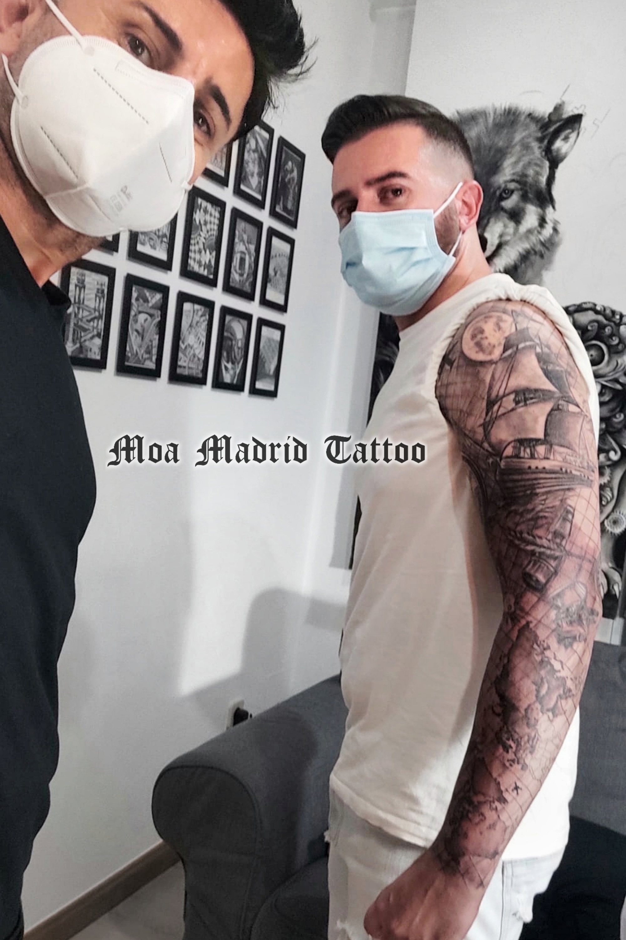 Tatuador de brazo entero en Madrid