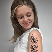 Tatuaje maorí con sol en Madrid
